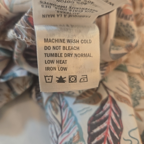 Western Aloha Floral Rodeo Rockabilly Pearl Snap Long Sleeve Shirt Medium Mens - Picture 10 of 10